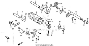 Gearshift Drum Schematic