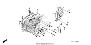Left Crankcase Cover (1) Schematic