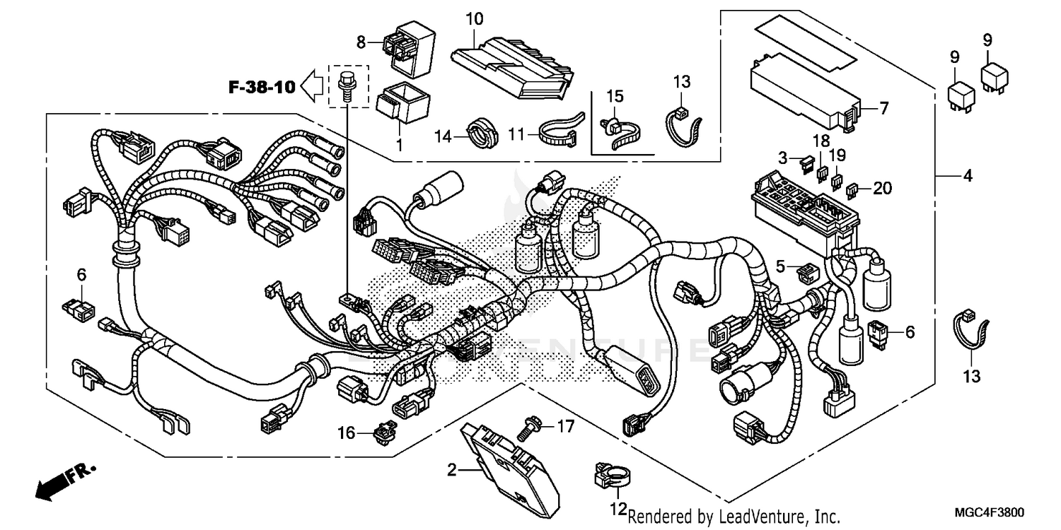 32606-KCW-J91 CAP, DUMMY (2P) Honda