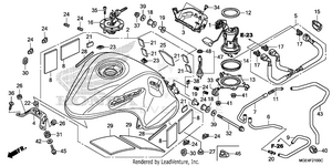 Fuel Tank + Fuel Pump Schematic