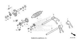 Gearshift Drum Schematic