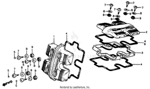 Cylinder Head Cover Schematic