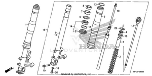 Front Fork Schematic