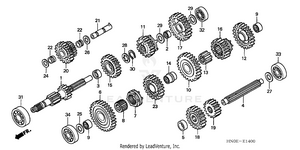 Transmission (trx450fe) Schematic
