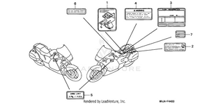 Caution Labels Schematic