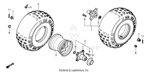 Rear Wheel 86,87 Schematic