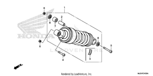 Rear Shock Absorber Schematic
