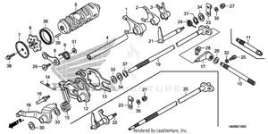 Gearshift Drum Schematic