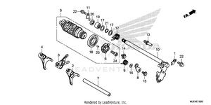 Gearshift Drum Schematic