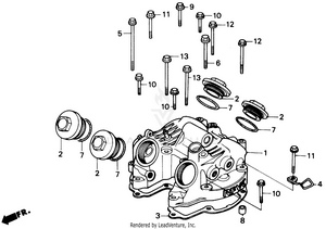 Cylinder Head Cover Schematic