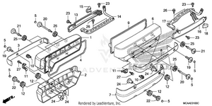 Cylinder Head Cover Schematic