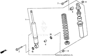 Front Shock Absorber Schematic