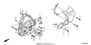 Alternator Cover Schematic