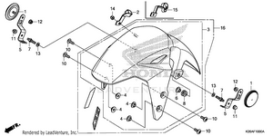 Front Fender Schematic
