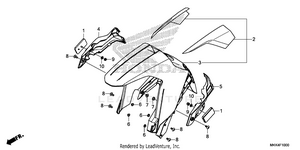 Front Fender Schematic
