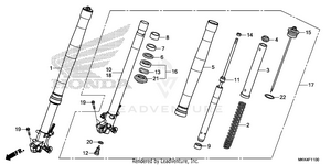 Front Fork Schematic