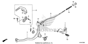 Pedal@kick Starter Arm Schematic