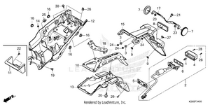 Rear Fender Schematic