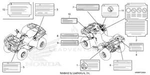 Caution Label Schematic