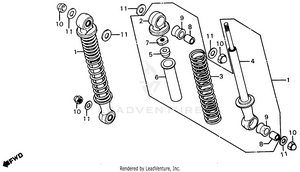 Rear Shock Absorber Schematic