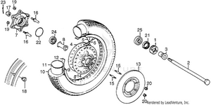 Rear Wheel + Disc Schematic