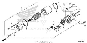 Starting Motor Schematic