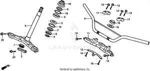 Handlebar + Steering Stem Schematic