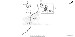Parking Brake Lever Schematic