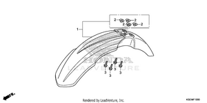 Front Fender Schematic