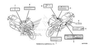 Caution Label Schematic