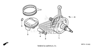Crankshaft + Piston Schematic
