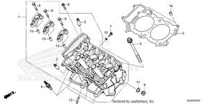 Cylinder Head Schematic