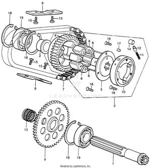 Primary Shaft + Primary Chain Schematic