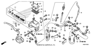 Front Brake Master       Cylinder Schematic