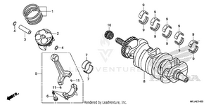 Crankshaft@piston Schematic