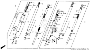 Front Fork Schematic