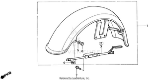 Front Fender Schematic