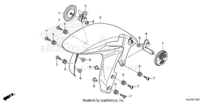 Front Fender Schematic