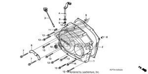 Right Crankcase Cover (1) Schematic