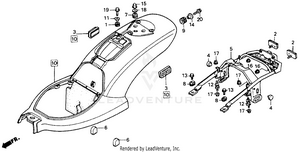 Rear Fender Schematic