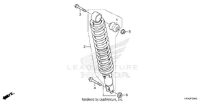 Rear Shock Absorber Schematic