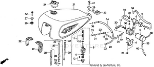 Vt1100c Fuel Tank 95-97 Schematic
