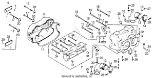 Right Cylinder Head Schematic