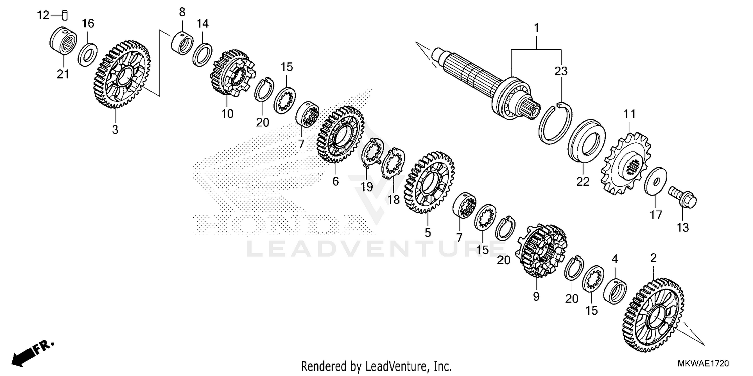 TRANSMISSION             (COUNTERSHAFT)