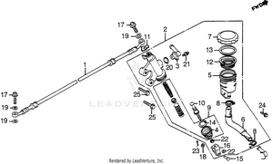 Rear Brake Panel Schematic