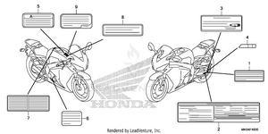 Caution Label Schematic