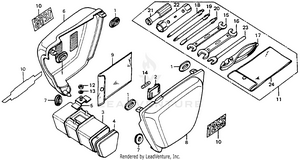 Side Cover + Tool Schematic