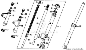 Front Fork Schematic