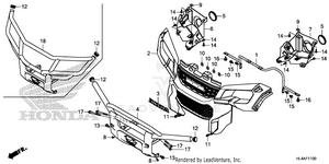 Front Grille@front Bumper Schematic