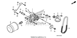 Oil Filter@oil Pump Schematic